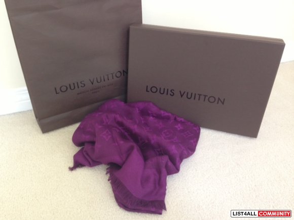 LV authentic scarf (2color avail)