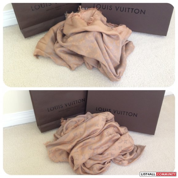 LV authentic scarf (2color avail)