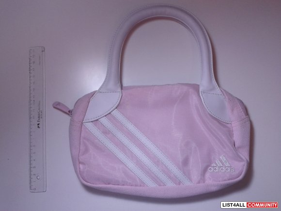 ADIDAS Pink & White handbag