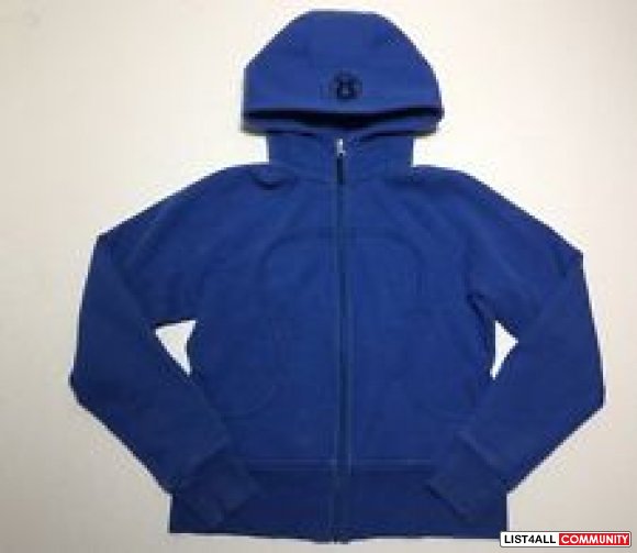 lululemon hoodie blue size 4