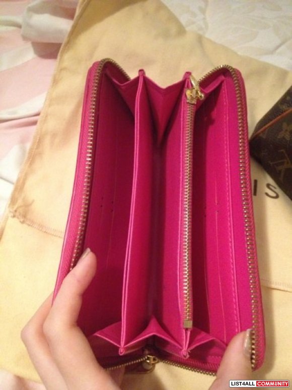 Replica Louis Vuitton speedy / pink monogram wallet