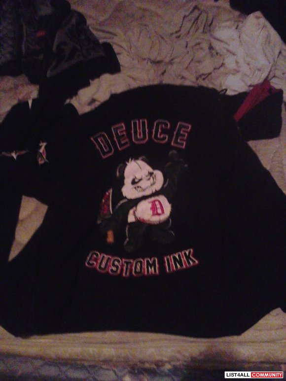 deuce hoodie large