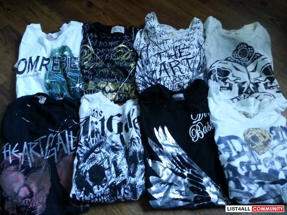 Various Dom Rebel Shirts sizes small -large