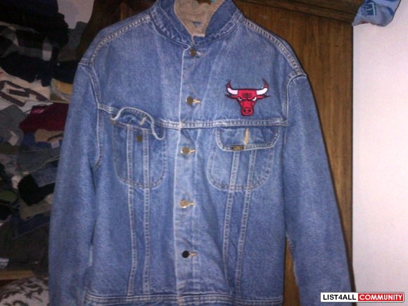 Chicago bulls jean jacket $90 obo