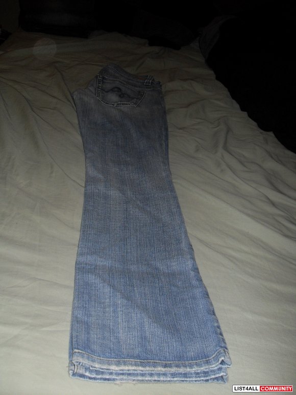 light blue guess jeans - size 27