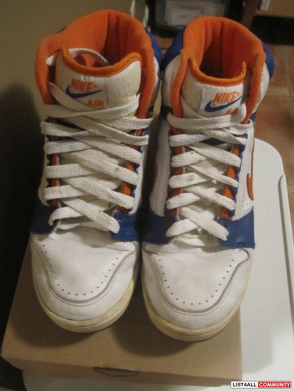 Vintage Nike Air Force 2 HiTops Knicks Colorway