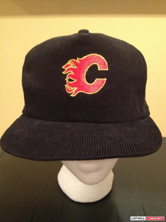 vintage calgary flames hat