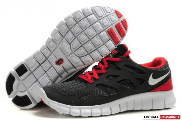 Nike Free Run 2 Size 12 Red White Black,www.easyfreerun.com