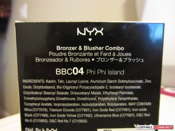 BRAND NEW NYX Bronzer & Blusher Combo