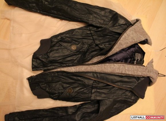 Urban behaviour leather jacket (xs-s)
