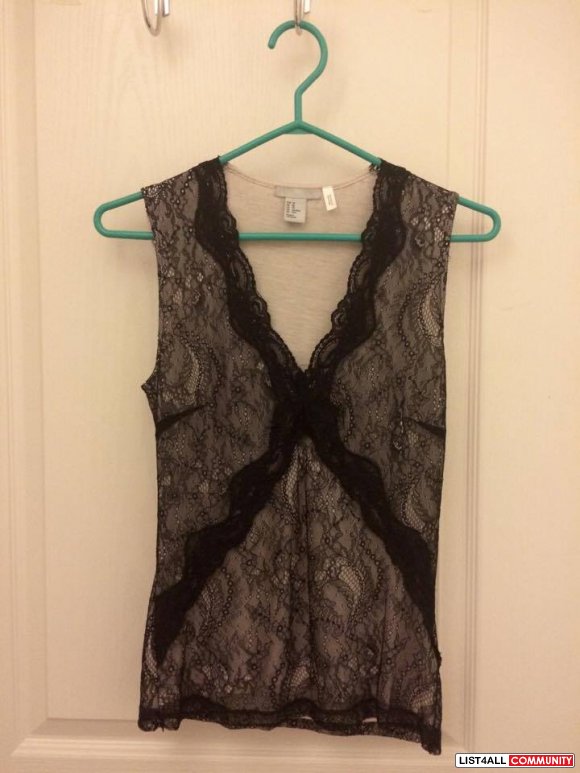 H&M Lace Tank Top XS