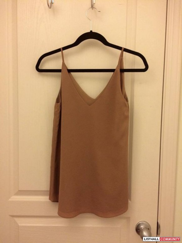 Ever New Camel Tank Top (Brand New | Never Worn)