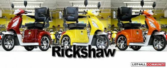 Daymak Rickshaw 3 Wheel Electric Mobility Scooter.best quality.