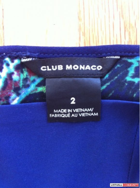 Club Monaco "Nelly" Dress