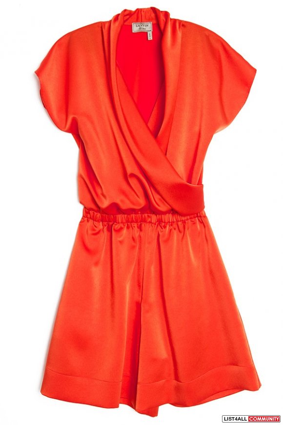 xs Burnt Orange Dress Similar to Lanvin