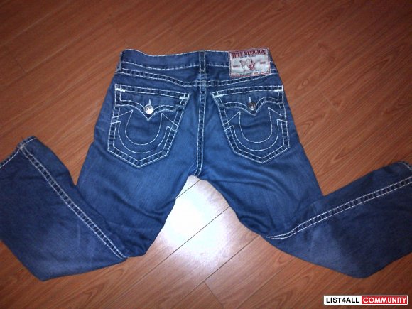 size 33 true religion jeans