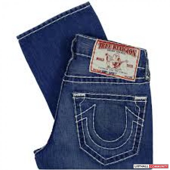 true religion white stitch jeans