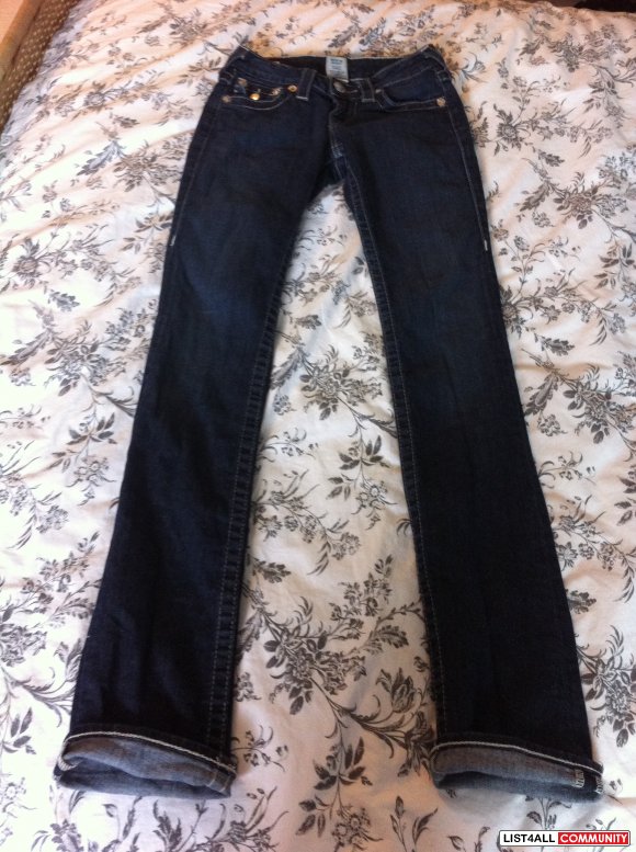 True Religion low rise 'Billy' skinny jeans