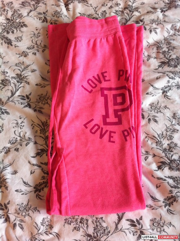 victoria secret pink camo sweatpants