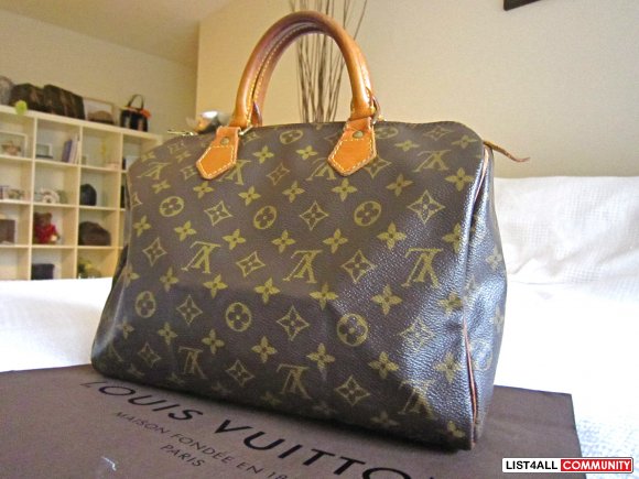 Authentic Louis Vuitton Speedy 30 Handbag :: luxurylana :: List4All