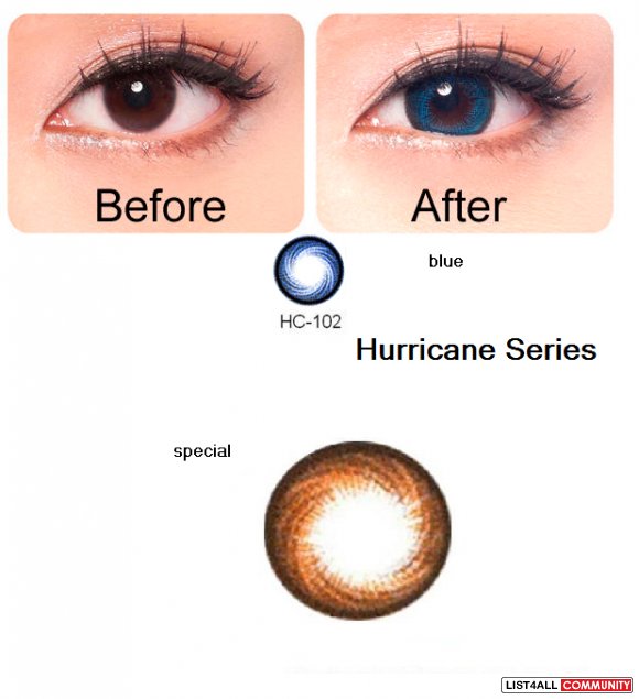 Authentic Geo Lens - Series Tear and Series Hurricane