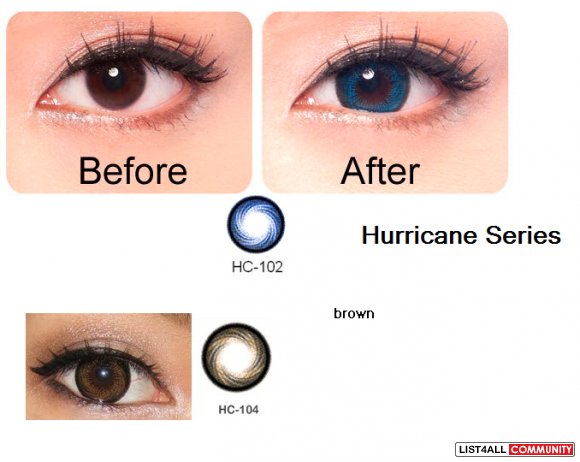 Authentic Geo Lens - Series Tear and Series Hurricane