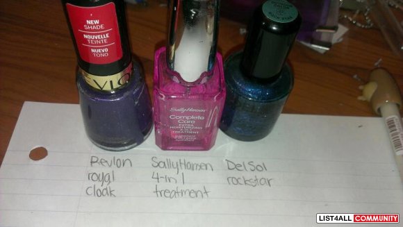 Nail polish! Many to choose from many brands (: