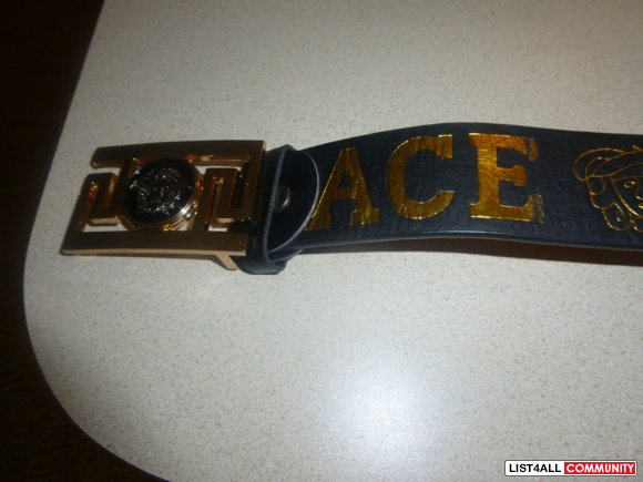 Versace Leather belt size 38