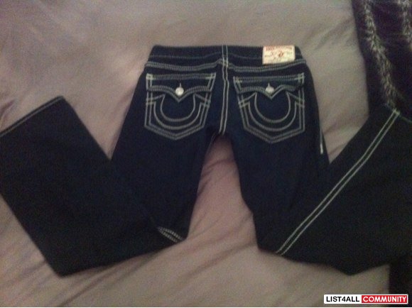 Nwot: men's true religion jeans authentic sz 34 W