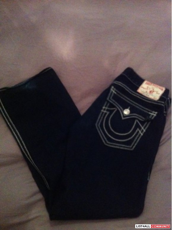 Nwot: men's true religion jeans authentic sz 34 W