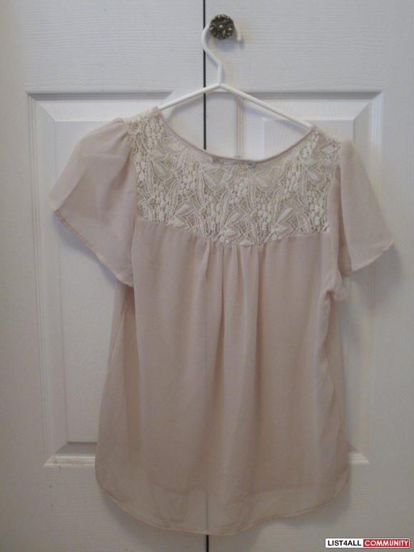 Light Pink Lace Top