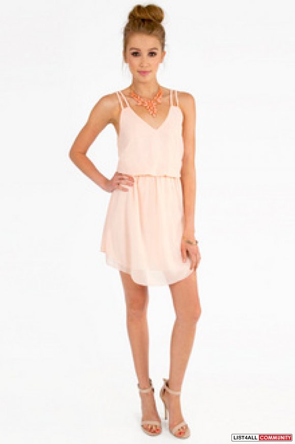 New pale pink formal graduation / casual dress