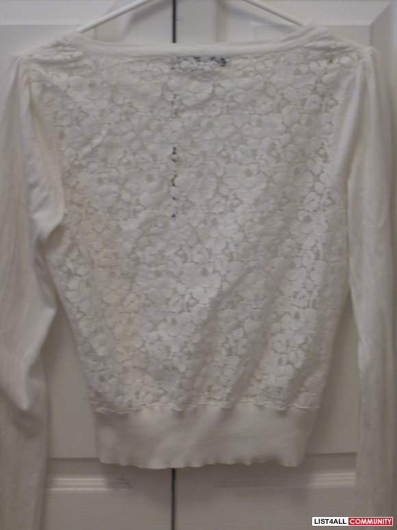 Pretty forever 21 lace back cardigan