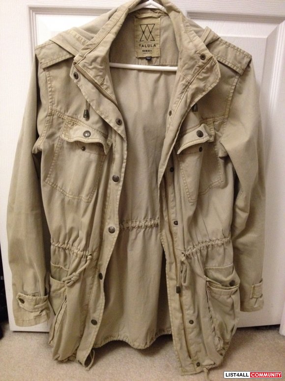 Aritzia Trooper Jacket- Tan / Beige