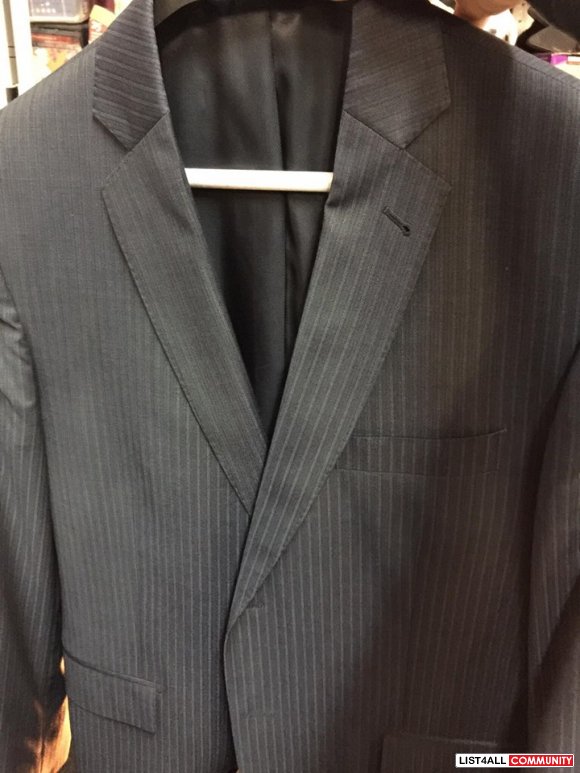 Blue Pinstripe Blazer - Andrew Fezza