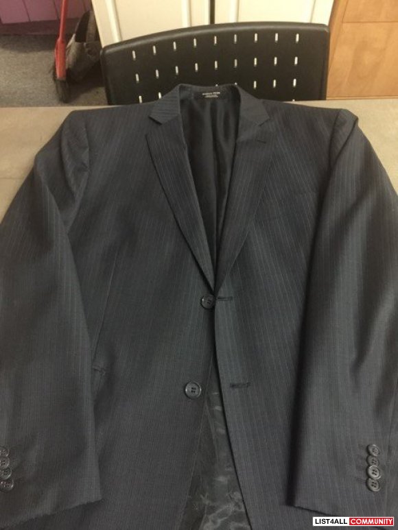 Blue Pinstripe Blazer - Andrew Fezza