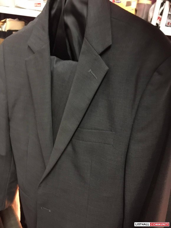 Dark Grey Charcoal Suit from Lechateau