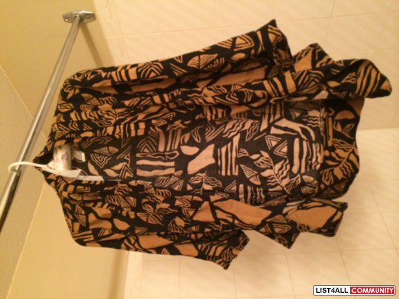 Forever 21 Tribal Print Cardigan Size M