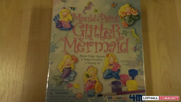 Plaster Magnet Kit - Mermaids