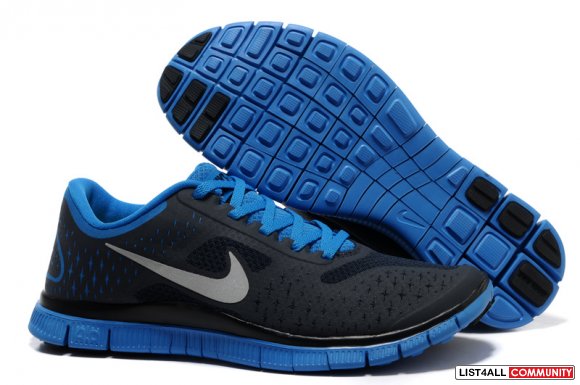 Nike Free 4.0 V2 Running Shoes Dark Grey Blue,www.cheaprunsale.com