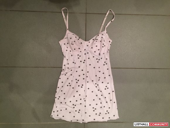 WILFRED BY ARITZIA Polka Dot Bustier Tank