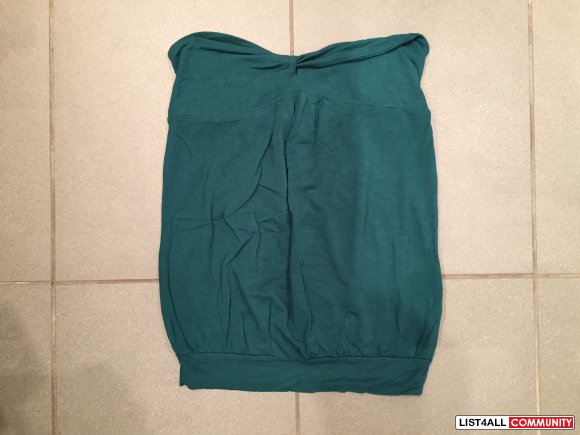 WILFRED BY ARITZIA Teal Tube Top