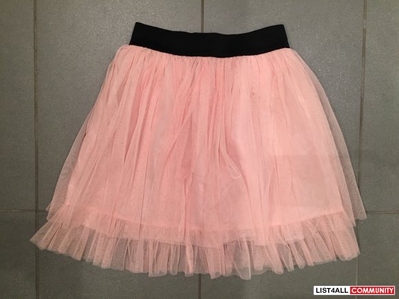 Pink Chiffon Skirt