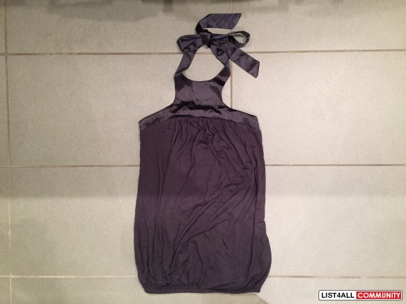 DYNAMITE Purple Halter Top