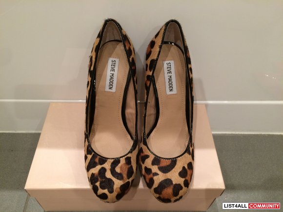 STEVE MADDEN Leopard Heels