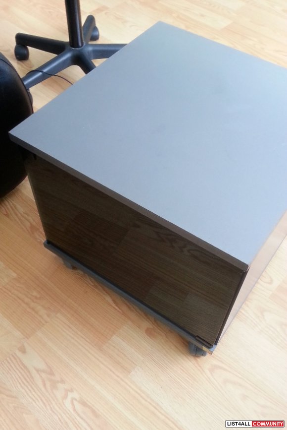 Ikea Kaxas Tv Bench With Glass Door Wheels Side Table