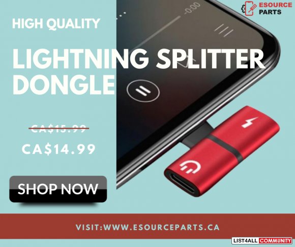Buy Genuine 2in 1 Lightning Splitter Dongle