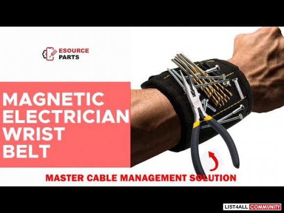 Polyester Magnetic Electrician Wristband Portable Tool Bag