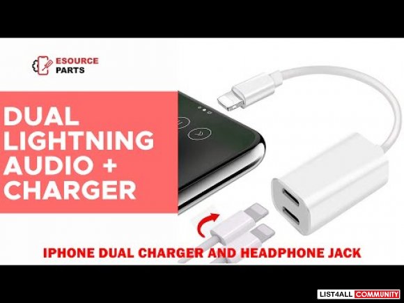 Dual Lightning iPhone Splitter Cable for Apple series