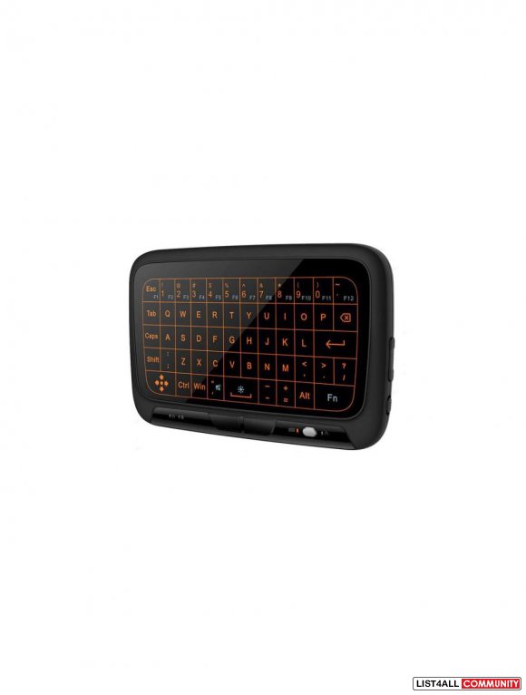 Mini Wireless Keyboard Backlight FULL Touchpad